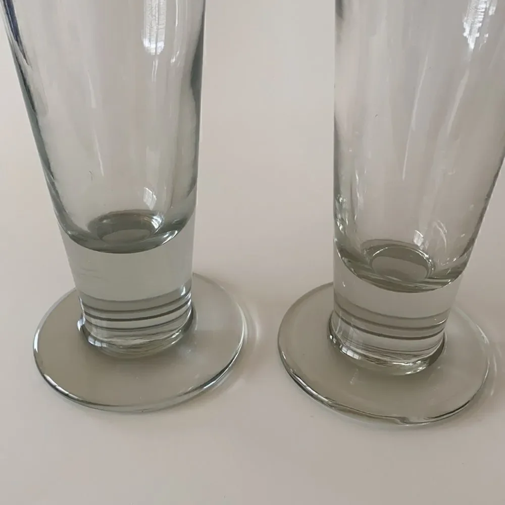 2 Vintage Hard Rock Cafe Las Vegas Pilsner Beer Glasses
